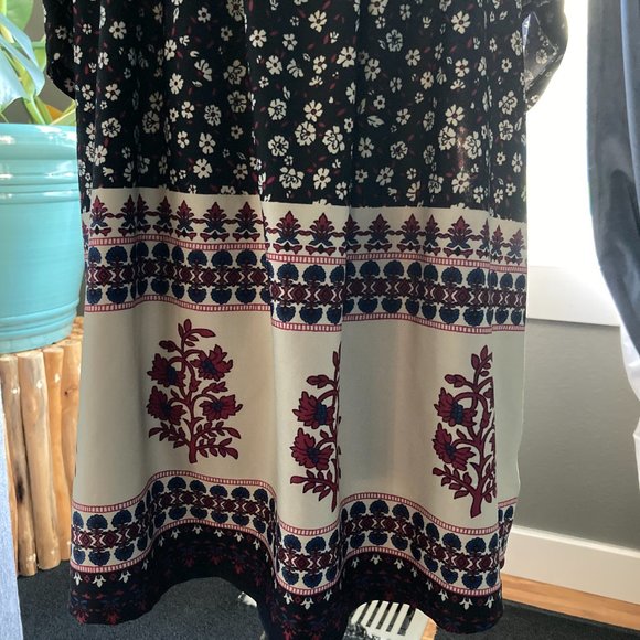 Cute Floral Cold-Shoulder Top, Women's L - Picture 2 of 6